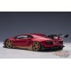 Lamborghini Aventador Liberty Walk LB-WORKS - Hyper Red with gold accents -  Autoart - 79182 - Passion Diecast