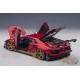 Lamborghini Aventador Liberty Walk LB-WORKS - Hyper Red with gold accents -  Autoart - 79182 - Passion Diecast