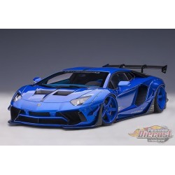 Lamborghini Aventador Liberty Walk LB-WORKS - Hyper Blue - Limited Edition -  Autoart  - 79183