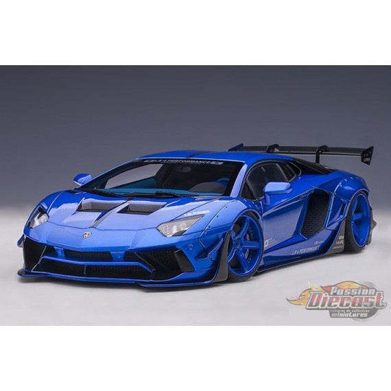 Lamborghini Aventador Liberty Walk LB-WORKS - Hyper Blue - Limited Edition -  Autoart  - 79183