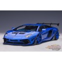 Lamborghini Aventador Liberty Walk LB-WORKS - Hyper Blue - Limited Edition -  Autoart  - 79183