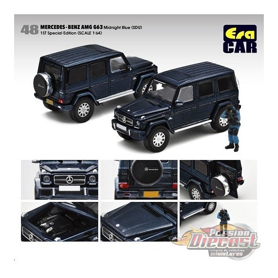 Mercedes-Benz G63 AMG -1st Special Edition -Midnight Blue - Era  Car 1/64 - MB214X4RF48