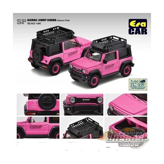 Suzuki Kawaii Jimny Sierra - Rose - Era Car  1/64 - SU20JSUSP38 - Passion Diecast 