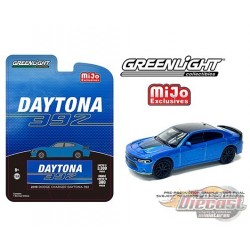 2018 Dodge Charger Daytona 392 Hemi Blue - Mijo Exclusive- Greenlight 1/64 - 51424- Passion Diecast 