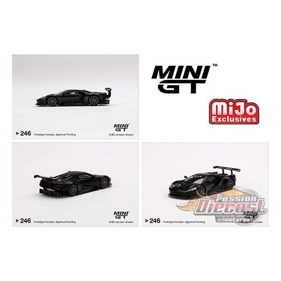 Ford GT GTLM Test Car Mat Black - USA Exclusive -  MINI GT 1:64 - MGT00246 - Passion Diecast 