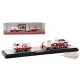 Cherry Coke - 1965 Ford Econoline Delivery Van and 1990 Ford Mustang GT -  M2 1/64 - 56000 TW09 C