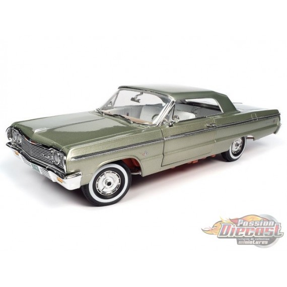 1964 Chevy Impala SS 409 (Hardtop) - Meadow Green - Auto World / American  Muscle 1/18 - AMM1264 - Passion Diecast