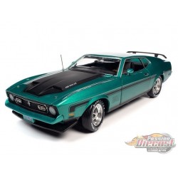 1971 Ford Mustang Mach 1 (Class of 1971) - Grabber Green Metallic - Auto World / American Muscle 1/18 - AMM1262