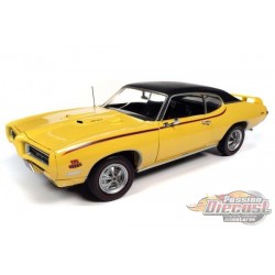 1969 Pontiac GTO Judge - Goldenrod Yellow - Auto World / American Muscle 1/18 - AMM1252