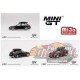 Audi RS6 Avant avec coffre de toit - Mythos Black - MiJo Exclusives - MINI GT 1:64 - MGT00257 - Passion Diecast 