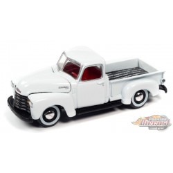 1950 Chevrolet Stepside Truck - Gloss White - Johnny Lightning 1:64 - JLSP166 B - JLCG026 B