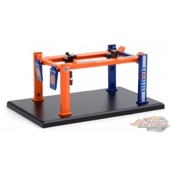Four-Post Lifts - Union 76 -  Auto Body Shop Serie 2- Greenlight 1/64 - 16120 C - Passion Diecast