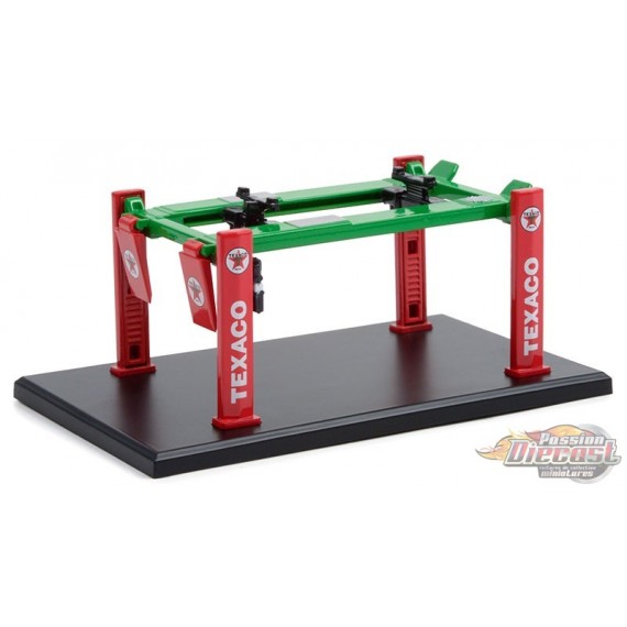 Four-Post Lifts - Texaco -  Auto Body Shop Serie 2 - Greenlight 1/64 - 16120 B - Passion Diecast