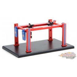 Four-Post Lifts - STP - Auto Body Shop Serie 2- Greenlight 1/64 - 16120 A