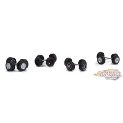 Chevrolet Corvette Wheel & Tire Pack  - Auto Body Shop series 5 - Greenlingt 1/64   - 16090 A