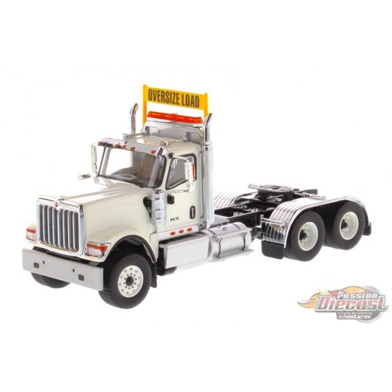 International HX520 Day Cab Tandem Tractor in White - Cab Only - Diecast Master  1/50 -  71001 - Passion Diecast