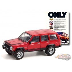 1984 Jeep Cherokee - Chief Only In A Jeep Cherokee- Vintage Ad Cars Series 5 - 1/64 Greenlight - 39080 F - Passion Diecast