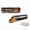 Harley-Davison Orange - Noir Custom Hauler -  Maisto 1/64 - 11516 OR