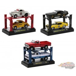 Auto-Lift Release 20 - 3  Pcs Assortment  - M2 Machine  1:64 - 33000-20 -  Passion Diecast 