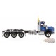 International HX620 Day Cab Tridem Tractor Metalic Blue - Cab Only - Diecast Master  1/50 -  71010 - Passion Diecast