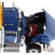 International HX620 Day Cab Tridem Tractor Metalic Blue - Cab Only - Diecast Master  1/50 -  71010 - Passion Diecast