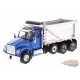 Kenworth T880S Camion  benne tandem avec essieu porteur Bleu - Diecast Master 1/50 - 71078 - Passion Diecast