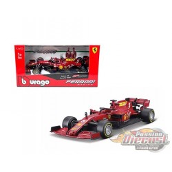 F1 2020 Ferrari Team SF 1000 Tuscan GP n°5 Sebastian Vettel-  Bburago  1/43 -18- 36823 SV- Passion Diecast 
