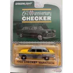 1960 Checker Marathon A11 Checker 60 Years -  Anniversary Collection 12 - 1/64 GREENMACHINE RAW  - 28060 CGR