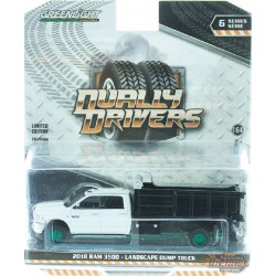 2018 Ram 3500 Dually Landscaper Dump Truck White - Dually Drivers  6 - GREENMACHINE 1-64 - 46060 DGR