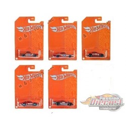 Hot Wheels 1:64 Orange et Bleu EMC Exclusif 2021  assortiment A  Set de 5 pcs - GRR35-956B