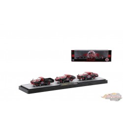 1974 Datsun Pickup, 1970 Nissan Fairlady 432, et 1971 Nissan Skyline GT-R - Coca-Cola - M2 CHASE CAR - 56000-TW10 BGR