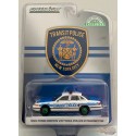 1994 Ford Crown Vic Police Interceptor - New York City Transit Police Ceremonial Unit - GREENMACHINE 1/64 Exclusive - 30160GR