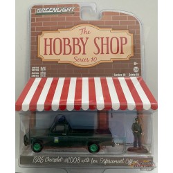 1986 Chevrolet M1008 with Figure - The Hobby Shop Series 10 - 1/64 GREENMACHINE - 97100 DGR