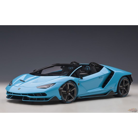 Lamborghini Centenario Roadster  (Blu Cepheus/Bleu Perle)  -  Autoart 1/18 - 79206 - Passion Diecast 