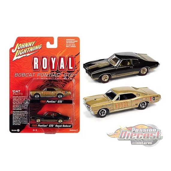 2021 Release 2 Royal Bobcat Version A  -  Set de 2 -  Johnny Lightning 1:64 - JLSP161-12A - Passion Diecast