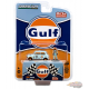 1967 Austin mini Cooper " GULF " avec figure de conducteur - greenlight 1/64 - MiJo Exclusives - 51378 - Passion Diecast