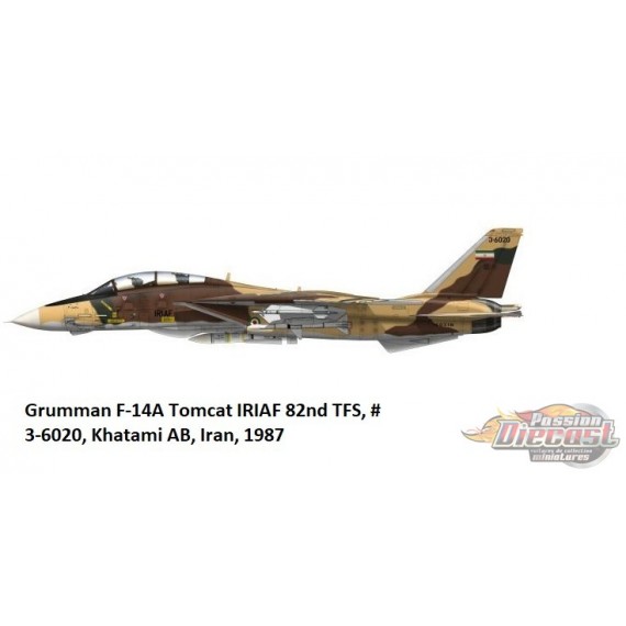 1987 F-14A TOMCAT 3-6020 IRIAF KHATAMI AB 82ND TFS IRAN HA5236 1/72