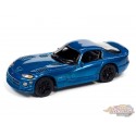 1997 Dodge Viper GTS Bleu -  Classic Gold 2021 Release 1 Set B  Johnny Lightning 1:64 - JLCG024 BD