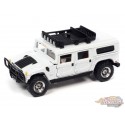 (Web Only) 2006 Hummer H1 Blanc Classic Gold 2021 Release 1 Set B  Johnny Lightning 1:64 - JLCG024 BB
