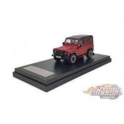 (Web Only) 2018 Land Rover Defender 90 works V8 70th Edition Diecast model car - Rouge - LCD Models 1:64 - 64016 RD