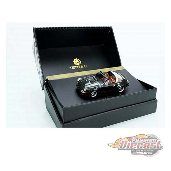 Porsche 964 Targa Restomod Variant 3 - Gris Crystal  - Tetsuma  1/64  - WCC19003 - Passion Diecast 