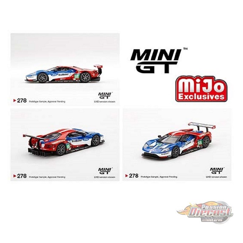Mini GT 1/64 Ford GT LMGTE PRO 2016 24 Hrs Le Mans Chip Ganassi