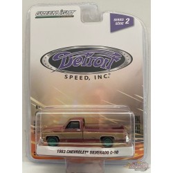 1983 Chevrolet Silverado C-10  -  Detroit Speed, Inc. Series 2 - GREENMACHINE 1/64 - 39070 EGR Passion Diecast