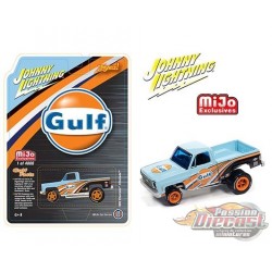 1980 Chevy Silverado Gulf Zinger - Limité à 4,800 - Johnny Lightning 1:64 - JLCP7370