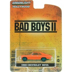 1968 Chevrolet Nova - Bad Boys II (2003) - Hollywood 31 - 1/64 GREENMACHNE - 44910 FGR