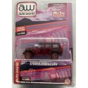 2018 Jeep Wrangler Rubicon Unlimited 4x4 - Rose - Auto World CHASE CAR ULTRA RED 1/64 Premium - CP7753GR