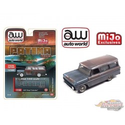 1965 Chevy Suburban Weathered Rust - Limité à 3,600 - Patina Series - Auto World - MJ Exclusive -1:64 - CP7797 - Passion Diecast