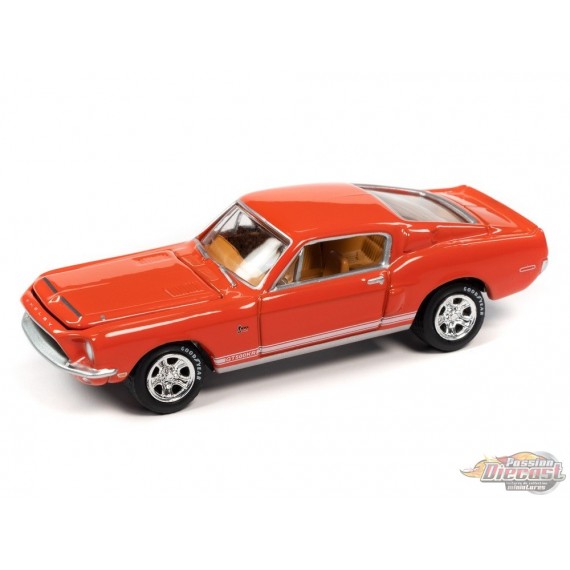 1968 Shelby GT500KR Coral White - Muscle Car USA Johnny Lightning 1:64 - JLSP172 A 027