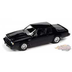 1986 Buick Grand National Gloss Black - Muscle Car USA Johnny Lightning  1:64 -JLSP174 A JLMC027 - Passion Diecast