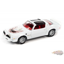 1977 Pontiac Firebird Trans Am Camée Blanc - Muscle Car USA  Johnny Lightning 1:64 - JLSP175 B   JLMC027